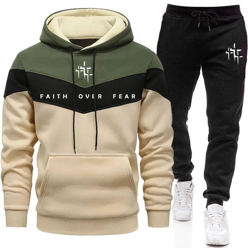 Faith Over Fear Men's Tracksui - đánh giá và giá Joggers Pants