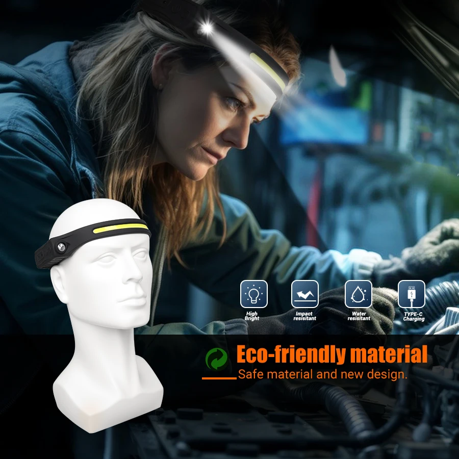 Rechargeable Headlight Motion  - đánh giá và giá Running Headlamp