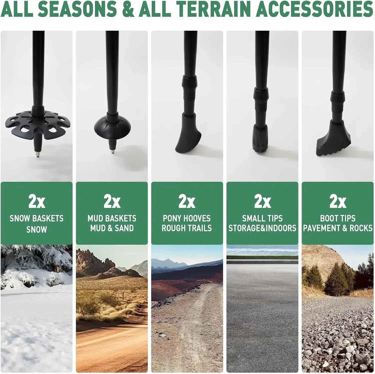 2 Pack Lightweight Foldable Tr - đánh giá và giá Trekking Pole Carbon