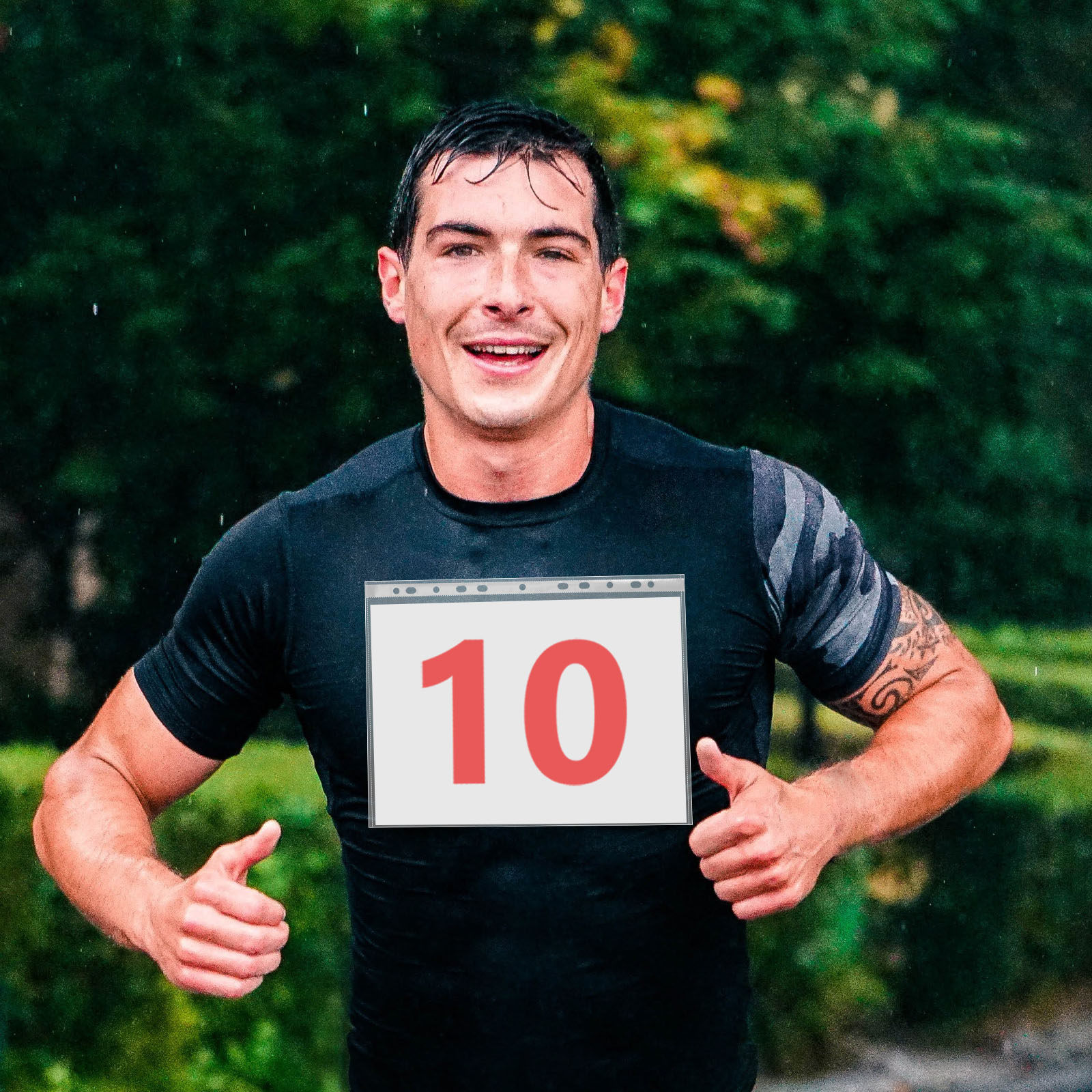 100Pcs Transparent Bib Number  - đánh giá và giá Race Bib
