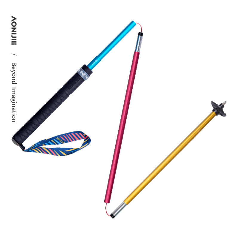 2pcs AONIJIE New Folding Outdo - đánh giá và giá Trekking Pole Carbon