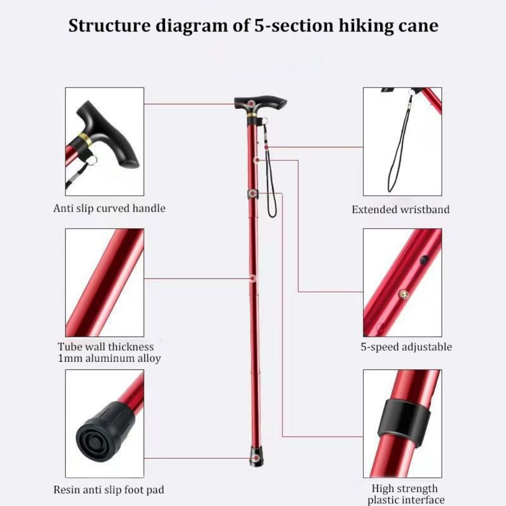 Lightweight Telescopic Trekkin - đánh giá và giá Trekking Pole Carbon